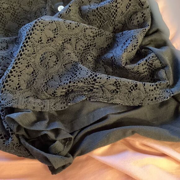 NWOT. Style & Co. (a Macy’s brand) Women’s L /S Black Layered Top - Picture 8 of 10